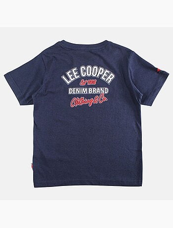 Lee Cooper - Maglietta bambino a maniche corte con logo sul petto