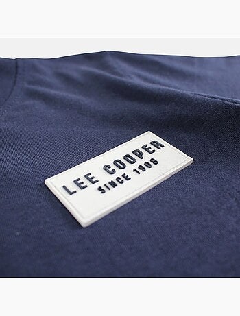 Lee Cooper - Maglietta bambino a maniche corte con logo sul petto