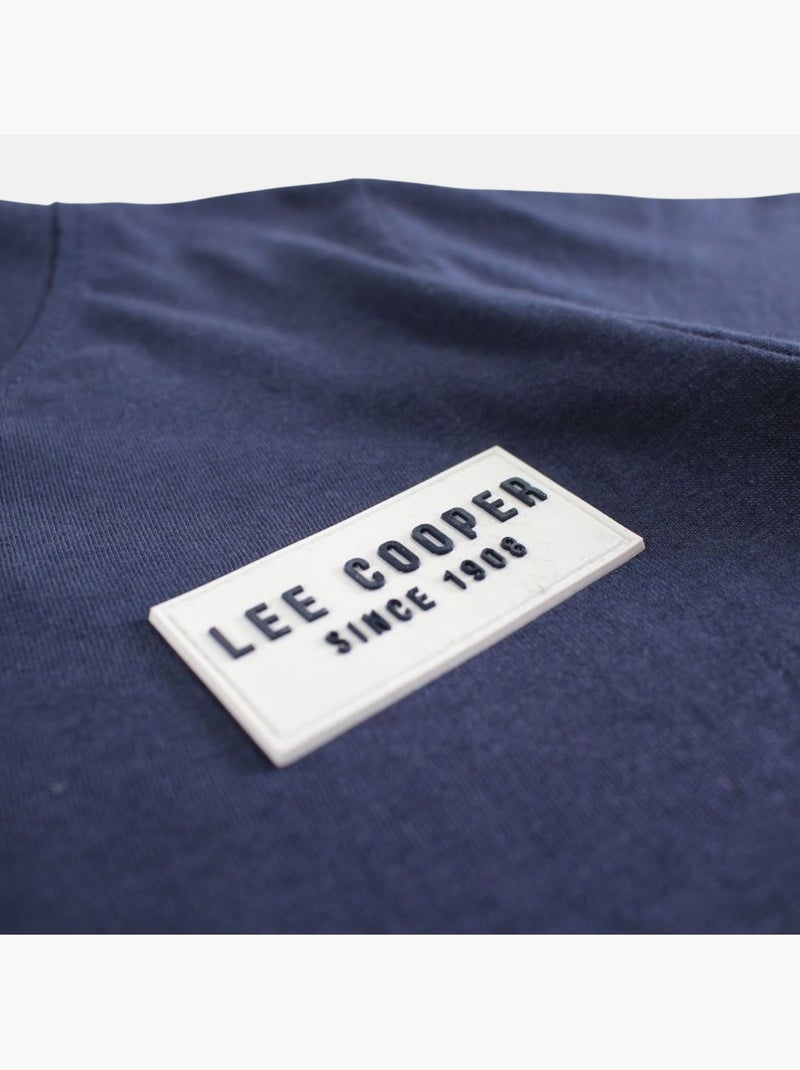 Lee Cooper - Maglietta bambino a maniche corte con logo sul petto Blu marino - Kiabi