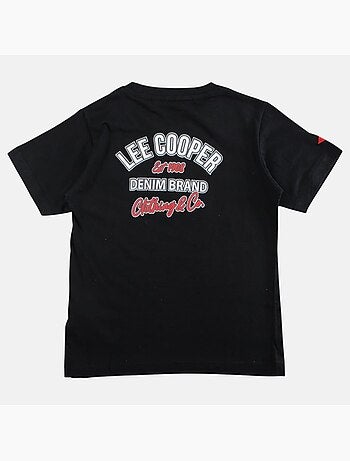 Lee Cooper - Maglietta bambino a maniche corte con logo sul petto