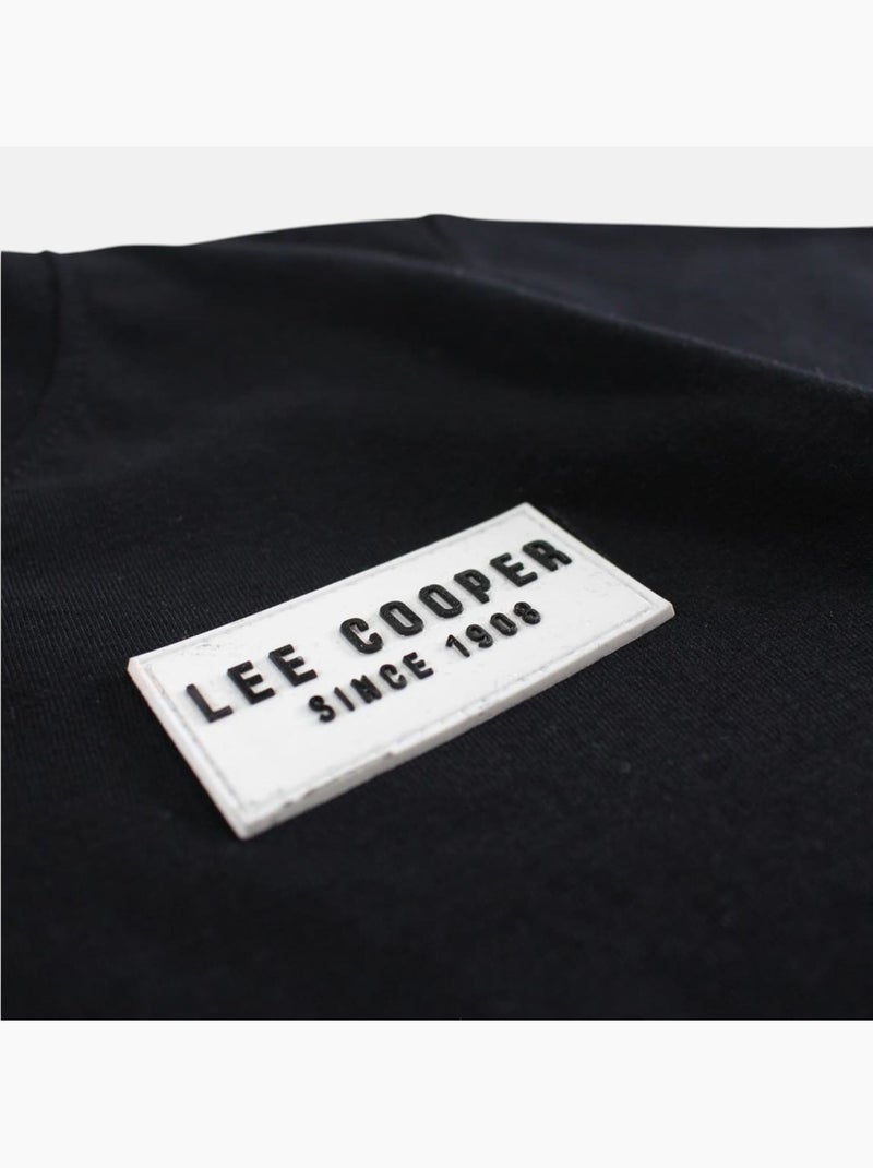 Lee Cooper - Maglietta bambino a maniche corte con logo sul petto Nero - Kiabi
