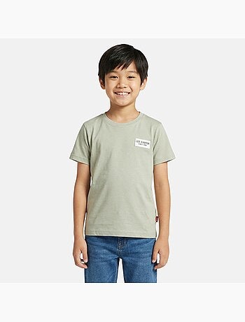 Lee Cooper - Maglietta bambino a maniche corte con logo sul petto