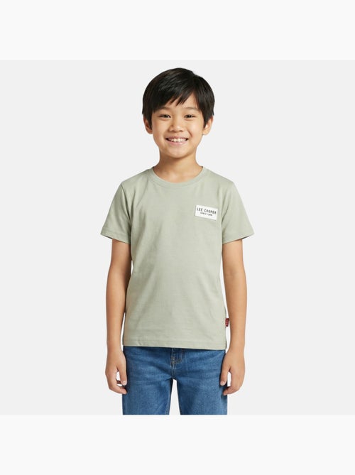 Lee Cooper - Maglietta bambino a maniche corte con logo sul petto - Kiabi