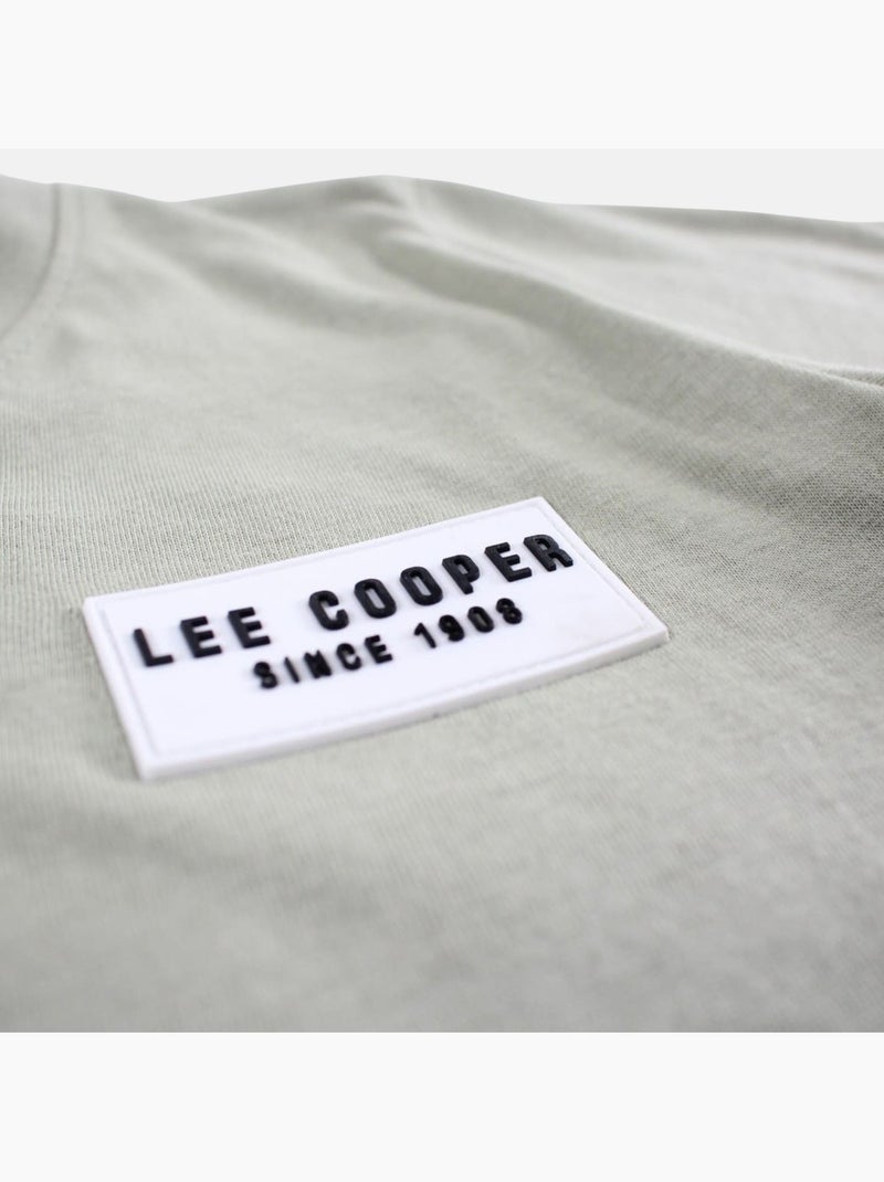 Lee Cooper - Maglietta bambino a maniche corte con logo sul petto Verde - Kiabi