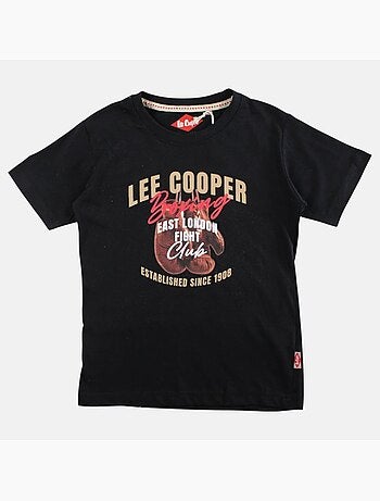 Lee Cooper - Maglietta bambino a maniche corte con stampa boxing club