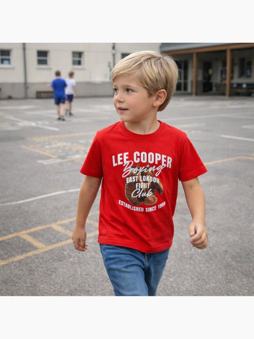 Lee Cooper - Maglietta bambino a maniche corte con stampa boxing club - Kiabi