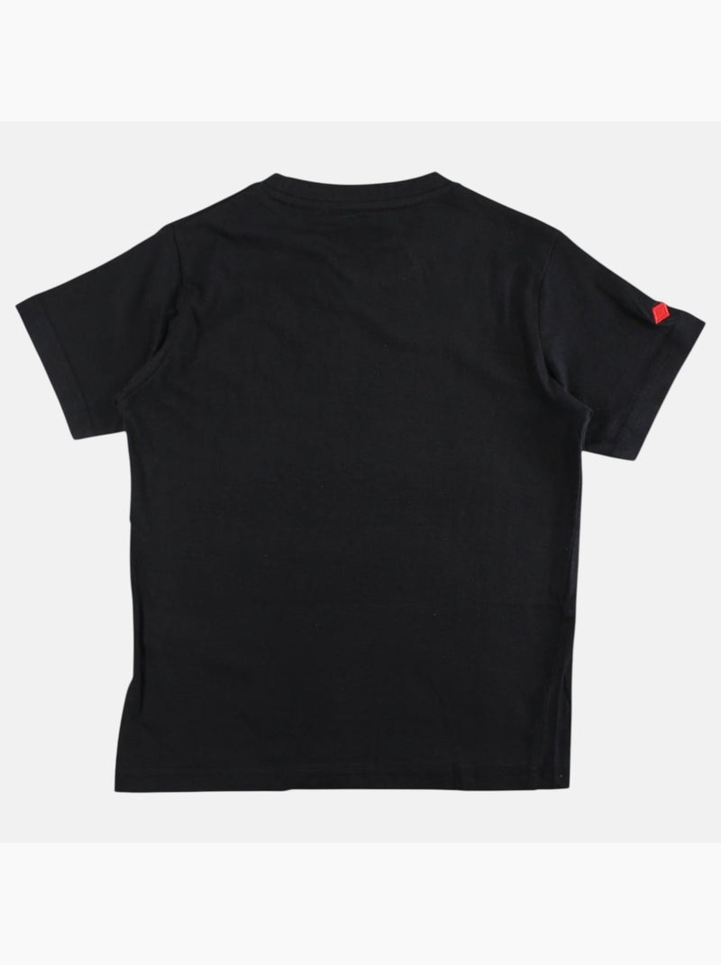 Lee Cooper - Maglietta bambino a maniche corte con stampa denim brand Nero - Kiabi