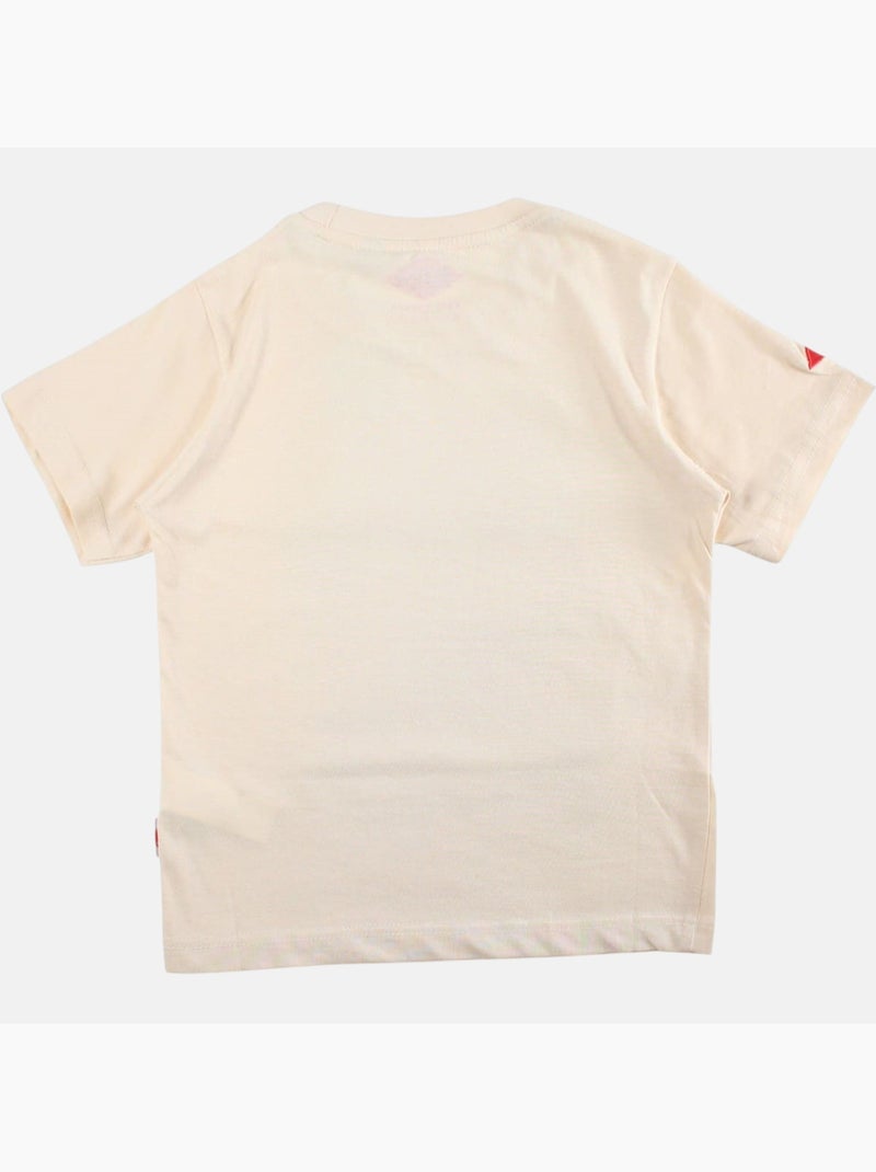 Lee Cooper - Maglietta bambino a maniche corte con stampa East London Beige - Kiabi