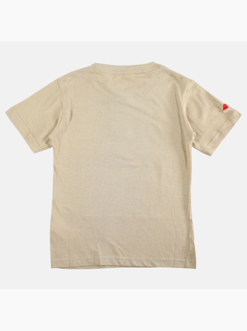 Lee Cooper - Maglietta bambino a maniche corte con stampa spiaggia Beige - Kiabi