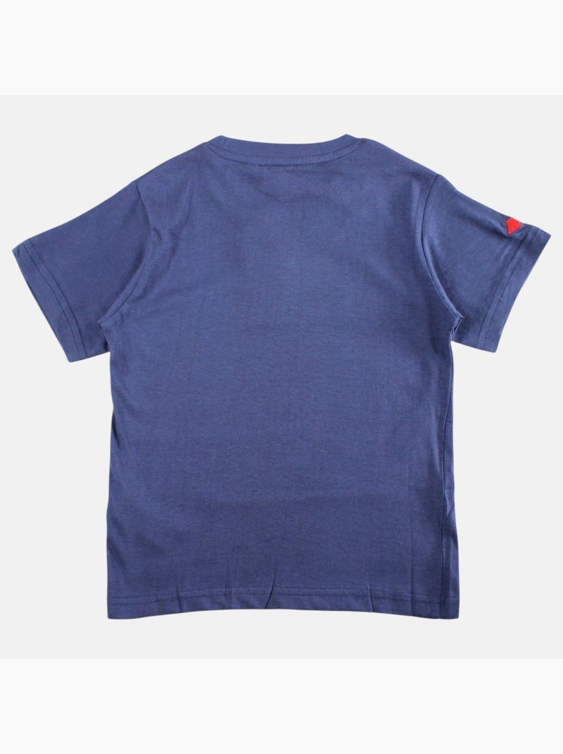 Lee Cooper - Maglietta bambino a maniche corte con stampa spiaggia Blu marino - Kiabi