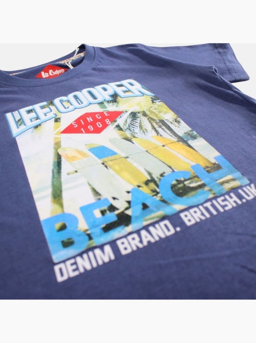 Lee Cooper - Maglietta bambino a maniche corte con stampa spiaggia - Kiabi