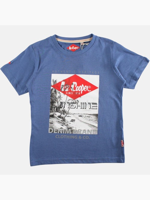 Lee Cooper - Maglietta bambino a maniche corte con stampa sunshine - Kiabi