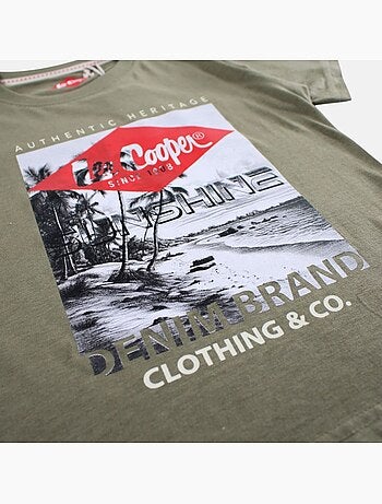 Lee Cooper - Maglietta bambino a maniche corte con stampa sunshine