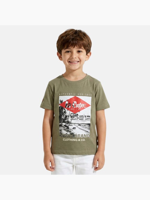Lee Cooper - Maglietta bambino a maniche corte con stampa sunshine - Kiabi