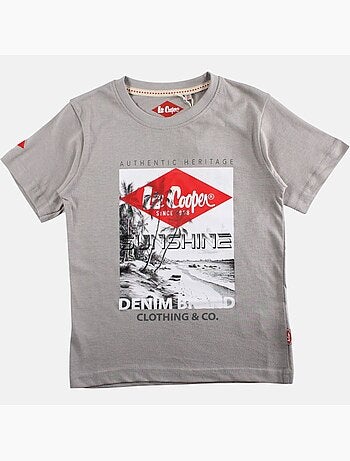 Lee Cooper - Maglietta bambino a maniche corte con stampa sunshine
