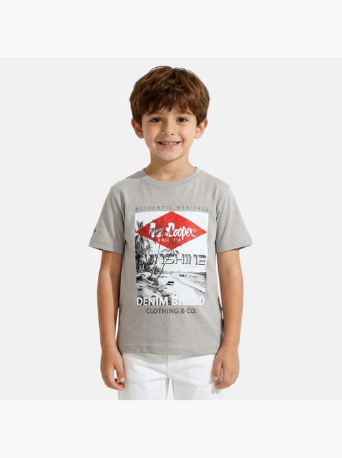 Lee Cooper - Maglietta bambino a maniche corte con stampa sunshine - Kiabi