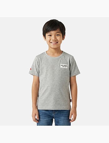 Lee Cooper - Maglietta bambino a maniche corte con logo sul petto