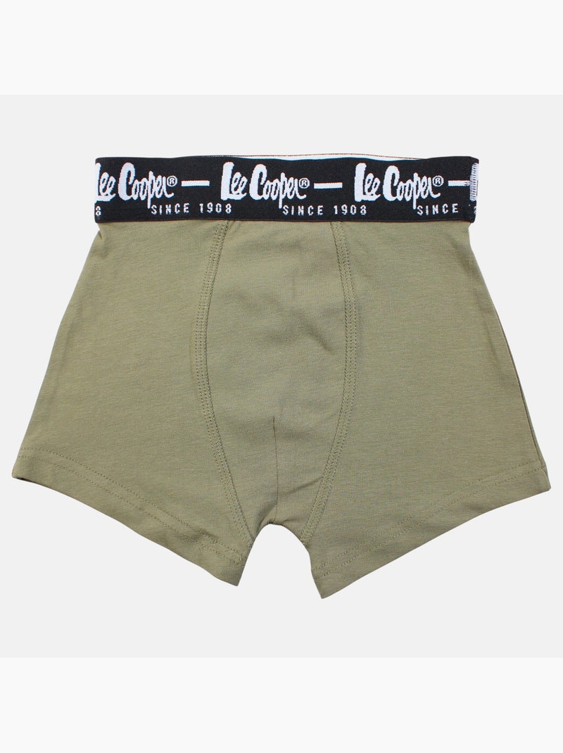 Lee Cooper - Pack da 3 boxer uomo con vita elastica Cachi - Kiabi