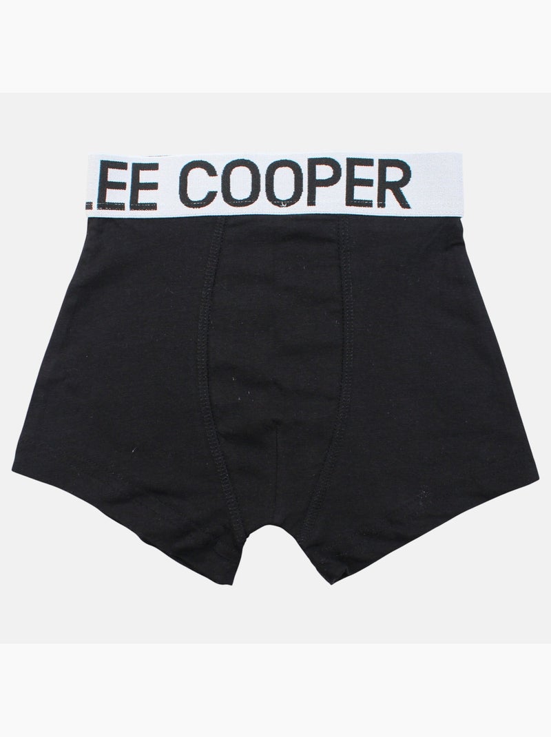 Lee Cooper - Pack da 3 boxer uomo con vita elastica Nero - Kiabi
