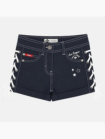 Lee cooper - pantaloncini da ragazza con lacci