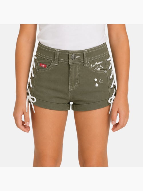 Lee cooper - pantaloncini da ragazza con lacci - Kiabi