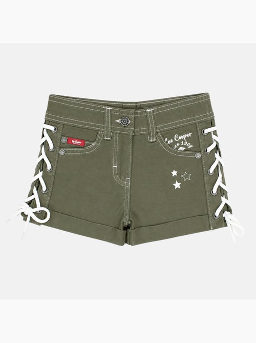 Lee cooper - pantaloncini da ragazza con lacci - Kiabi