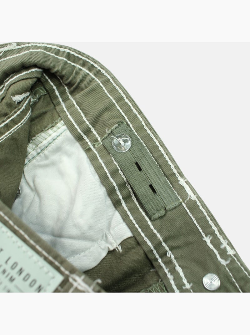 Lee cooper - pantaloncini da ragazza con lacci Cachi - Kiabi
