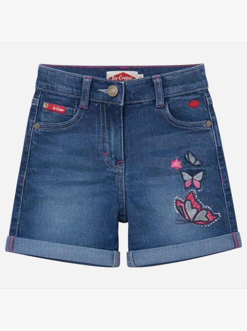 Lee Cooper - Pantaloncino in denim bambina Blu marino - Kiabi