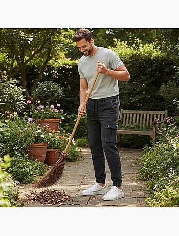 Lee cooper - pantalone cargo uomo