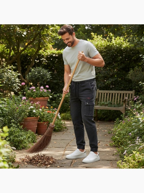 Lee cooper - pantaloni cargo in denim dal taglio ampio, con tasche laterali - Kiabi