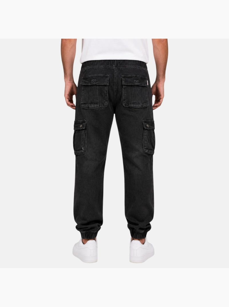 Lee cooper - pantaloni cargo in denim dal taglio ampio, con tasche laterali Grigio - Kiabi