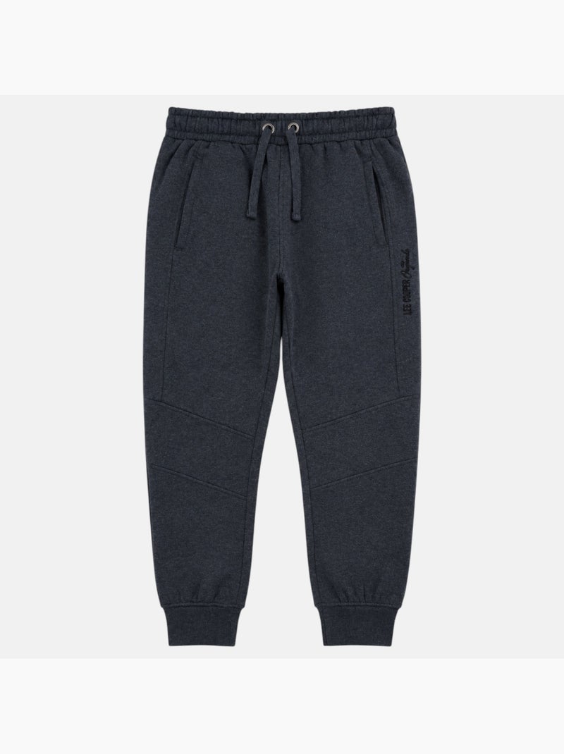 Lee cooper - pantaloni da jogging dal taglio dritto con coulisse, con fondo stretto Grigio antracite - Kiabi