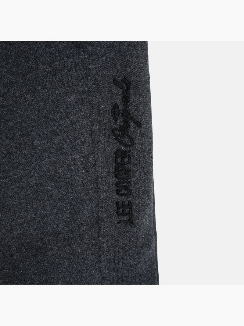Lee cooper - pantaloni da jogging dal taglio dritto con coulisse, con fondo stretto Grigio antracite - Kiabi