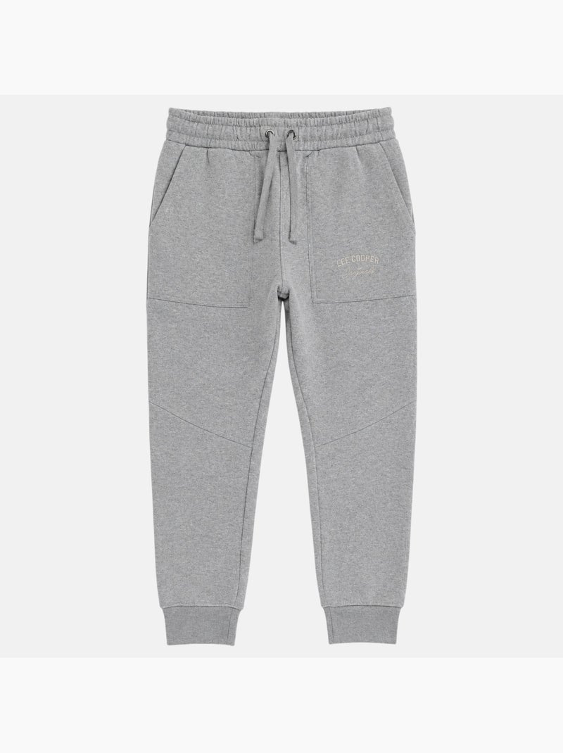 Lee cooper - pantaloni da jogging dal taglio dritto con coulisse, con fondo stretto Grigio - Kiabi