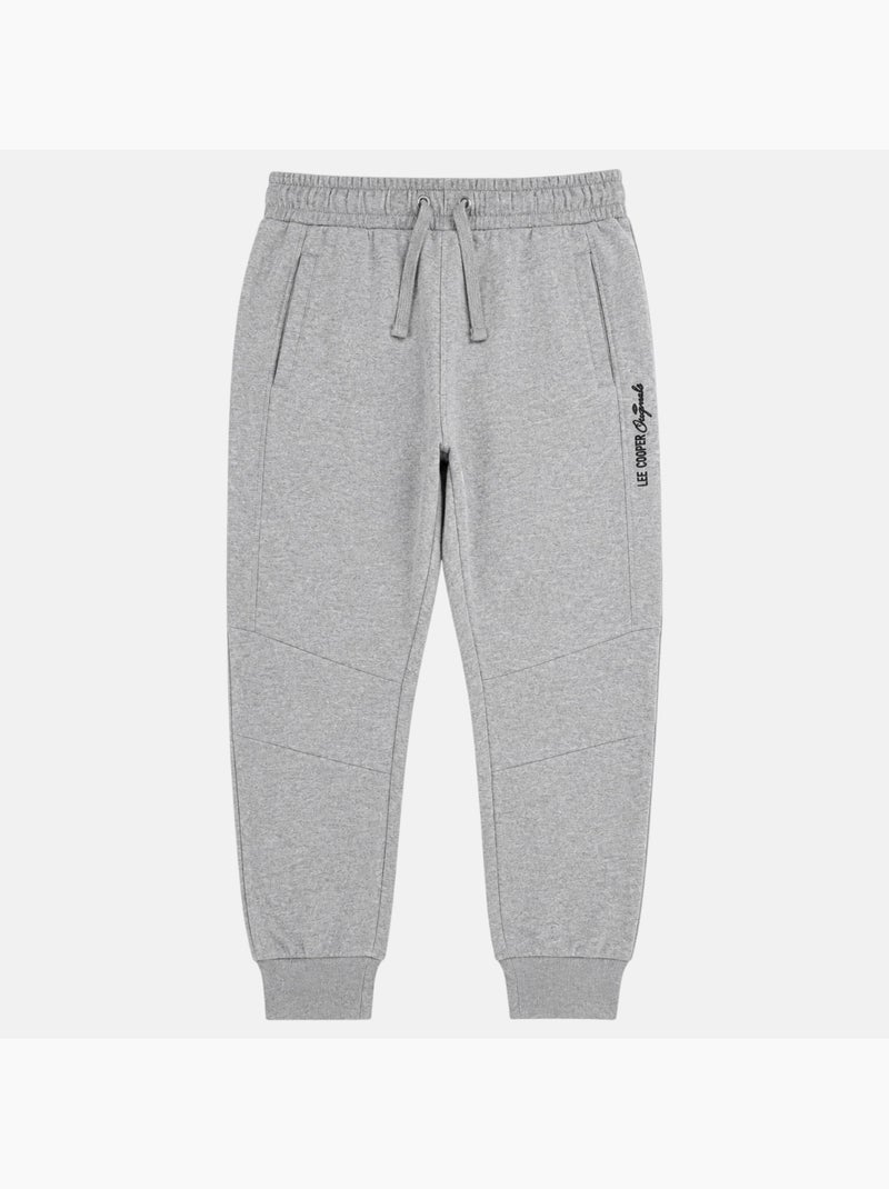 Lee cooper - pantaloni da jogging dal taglio dritto con coulisse, con fondo stretto Grigio - Kiabi