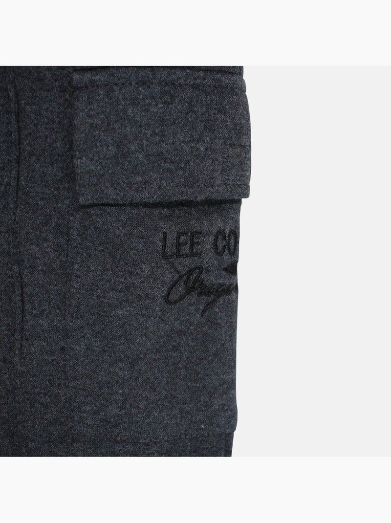 Lee cooper - pantaloni da jogging dal taglio dritto con coulisse e tasche cargo Grigio antracite - Kiabi