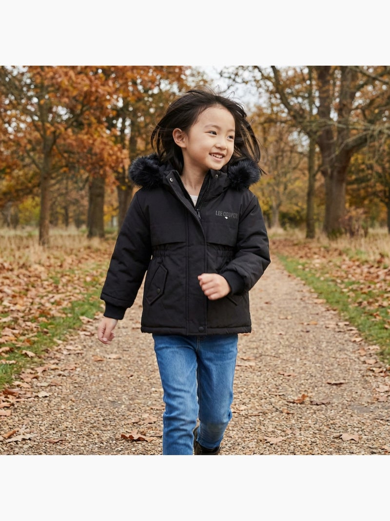 Lee Cooper - Parka bambina Nero - Kiabi