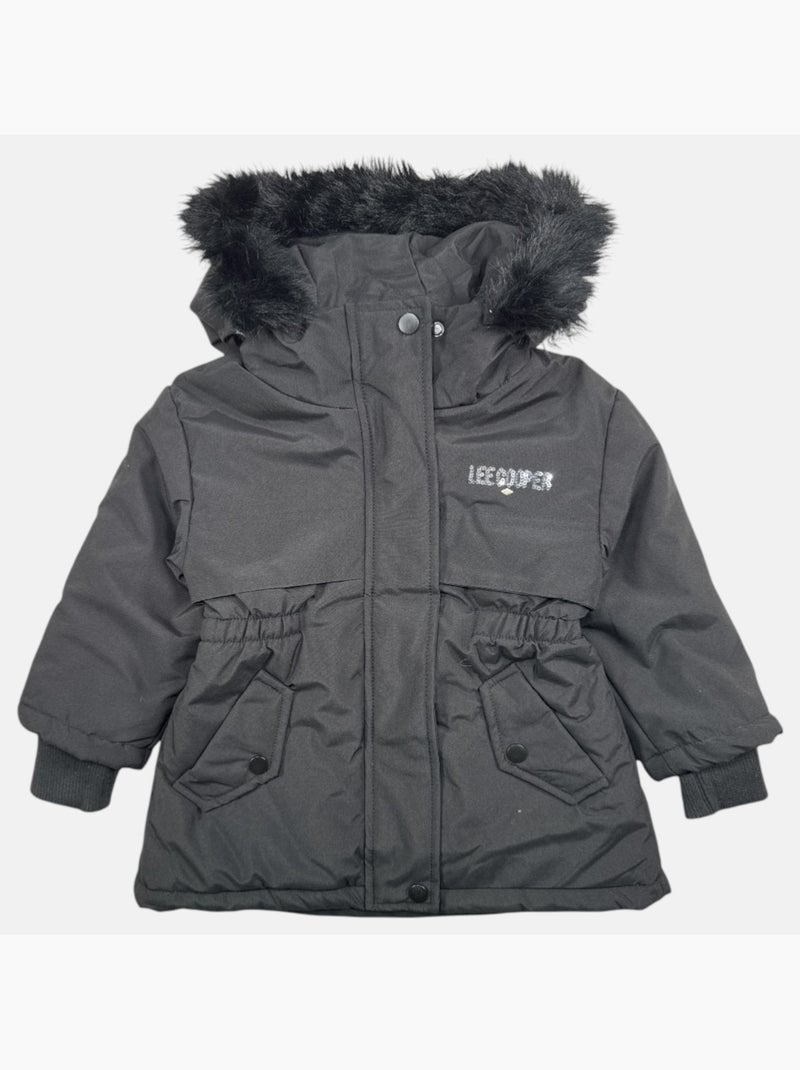 Lee Cooper - Parka bambina Nero - Kiabi