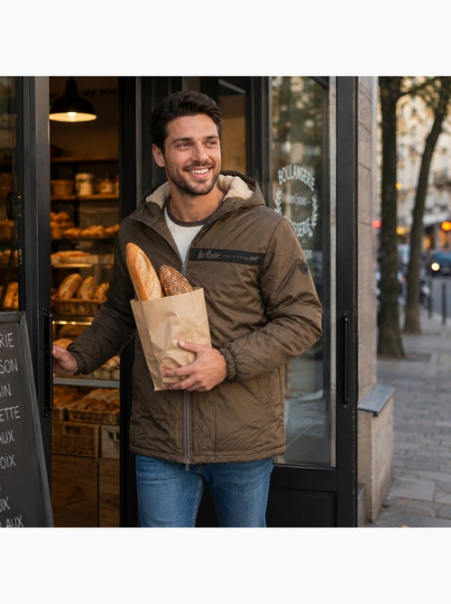 Lee cooper - parka con cappuccio, lunghezza media e cerniera, con tasche laterali - Kiabi
