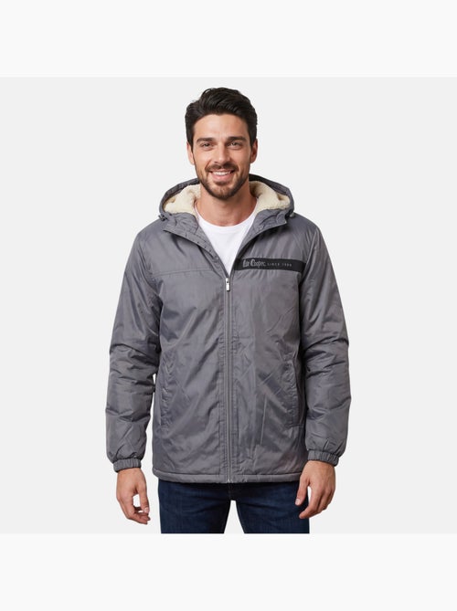 Lee cooper - parka con cappuccio, lunghezza media e cerniera, con tasche laterali - Kiabi