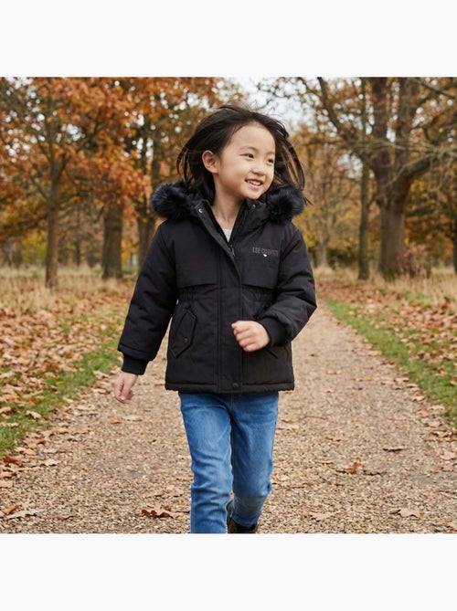 Lee cooper - parka con cerniera e cappuccio bordato in pelliccia sintetica - Kiabi Lee cooper - parka con cerniera e cappuccio bordato in pelliccia sintetica - Kiabi