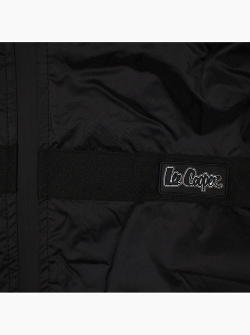 Lee cooper - parka con cerniera e cappuccio bordato in pelliccia sintetica - Kiabi