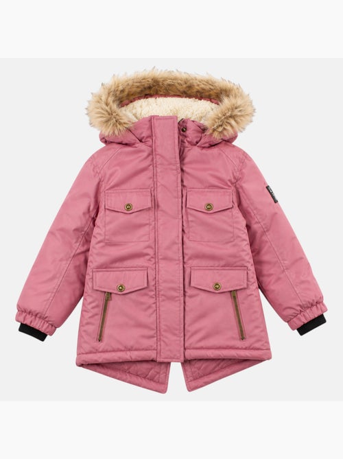 Lee cooper - parka con cerniera e cappuccio bordato in pelliccia sintetica - Kiabi Lee cooper - parka con cerniera e cappuccio bordato in pelliccia sintetica - Kiabi