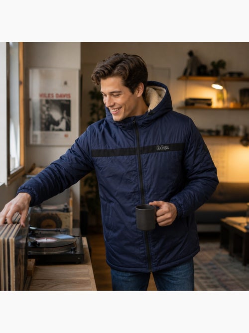 Lee cooper - parka uomo  con cappuccio sherpa - Kiabi