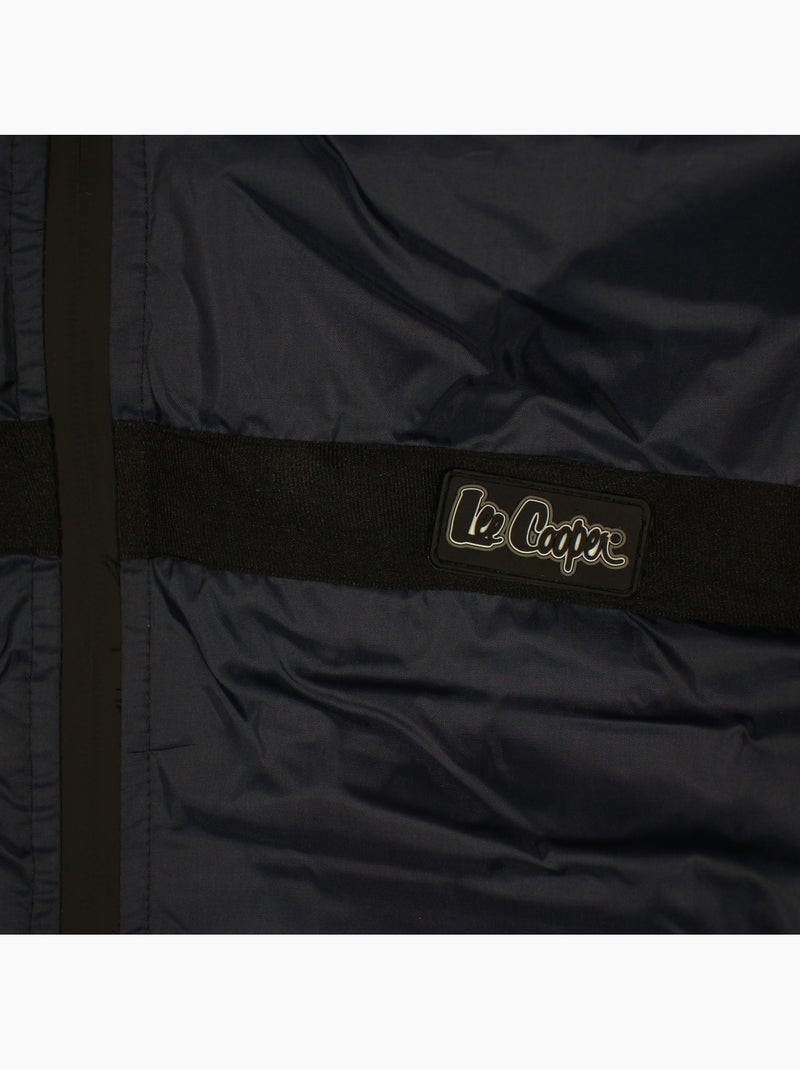 Lee cooper - parka uomo  con cappuccio sherpa Blu marino - Kiabi
