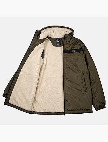 Lee cooper - parka uomo con cappuccio sherpa