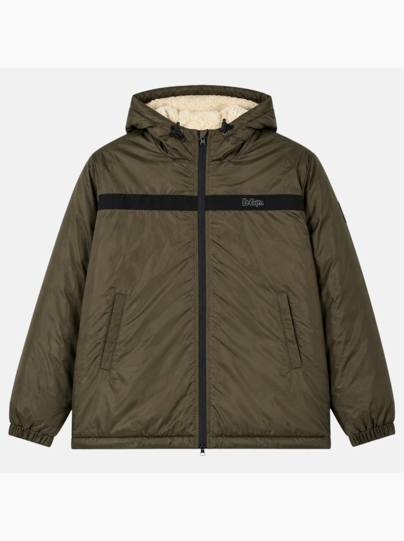 Lee cooper - parka uomo  con cappuccio sherpa Cachi - Kiabi