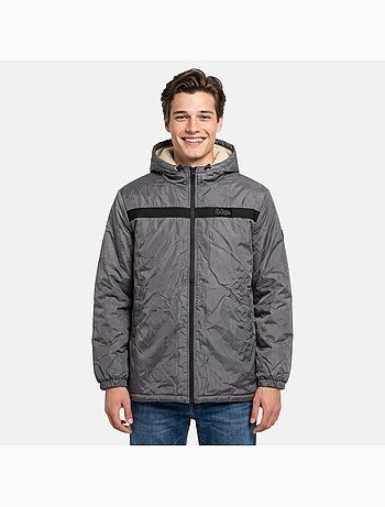 Lee cooper - parka uomo con cappuccio sherpa