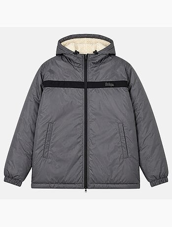 Lee cooper - parka uomo con cappuccio sherpa