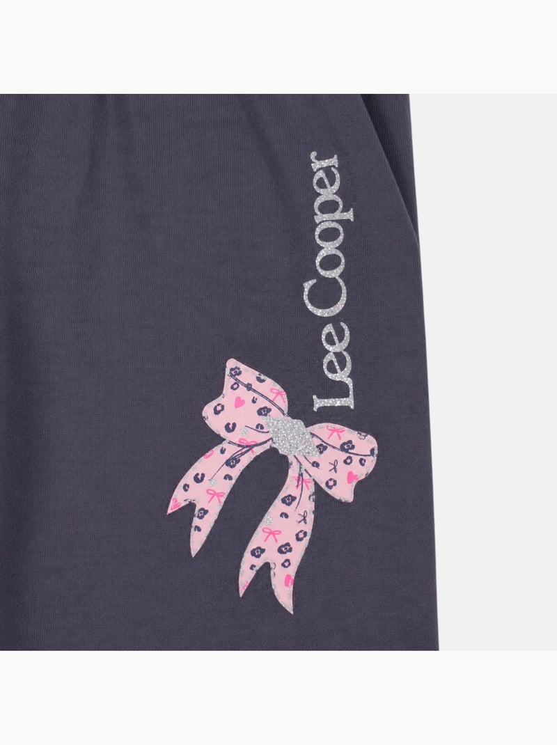 Lee cooper - pigiama bambina  fiocco Rosa - Kiabi